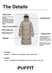 Hooded Long Puffer Jacket