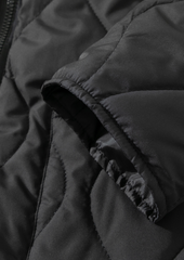 Water Repellent Quilted Crew Neck Puffer Jacket