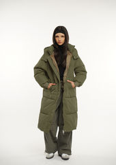 Hooded Long Puffer Jacket