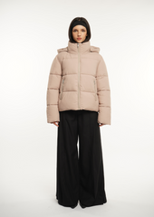 Detachable Hood Puffer Jacket