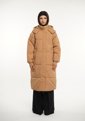 Hooded Long Puffer Jacket